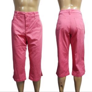LEE Pink Classic Clam Digger Capri Cropper Pant